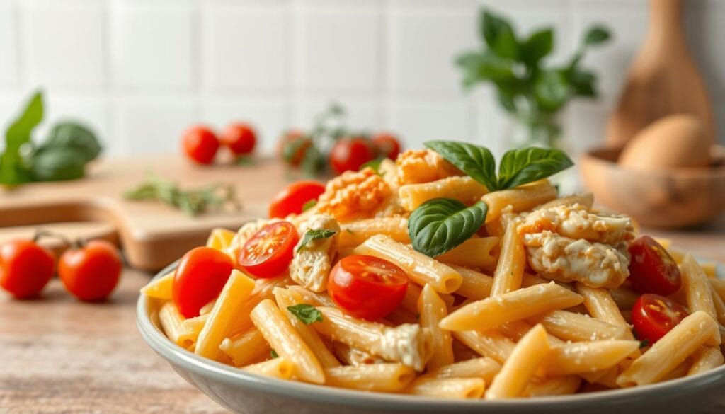 Gezond kip pasta recept Gezond kip pasta recept