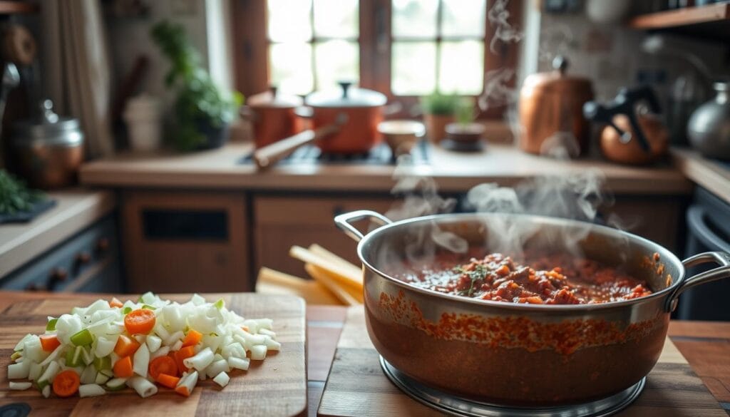 bereiding bolognesesaus