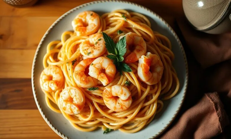 garnalen recept pasta