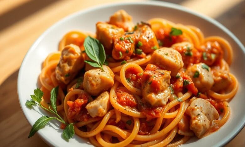 kip recepten pasta