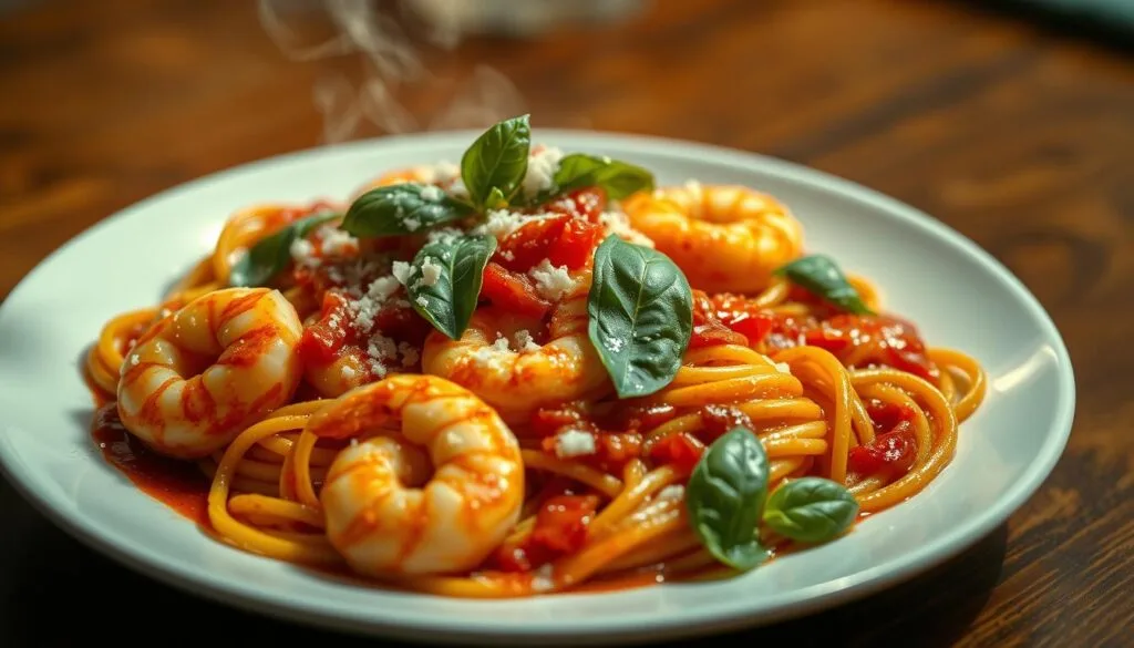 pittige garnalen pasta pittige garnalen pasta