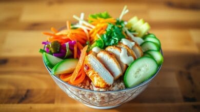 poké bowl recept kip