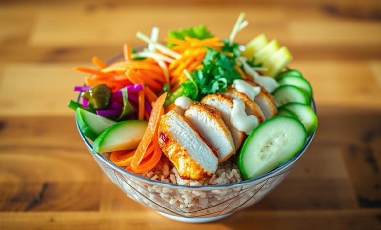 poké bowl recept kip