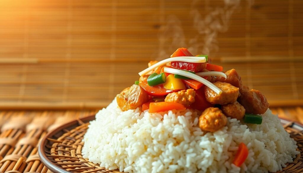 Aziatische kip nasi recept Aziatische kip nasi recept