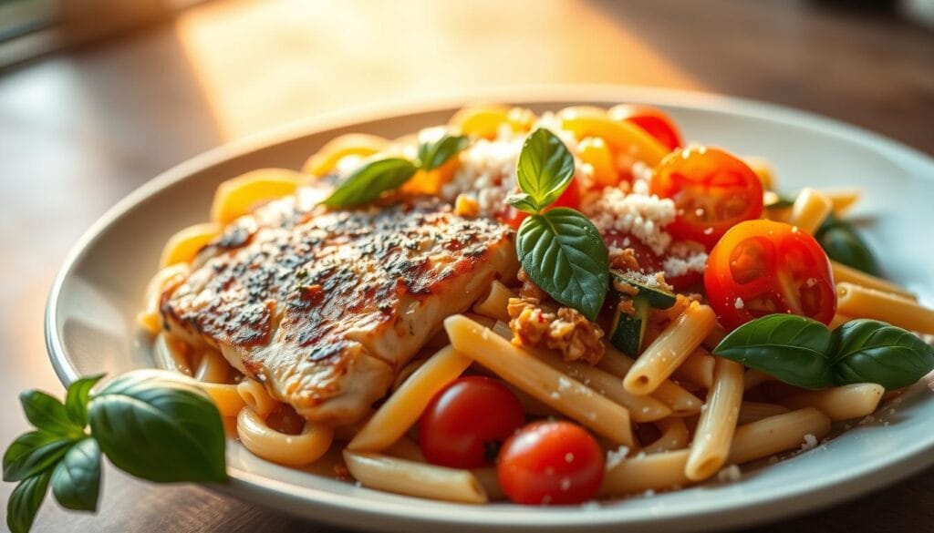 gezonde pasta kip gezonde pasta kip