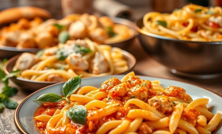 kip recepten pasta