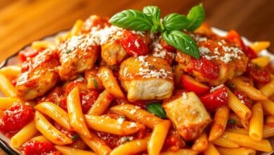 pasta kip recept