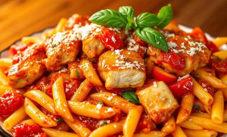 pasta kip recept