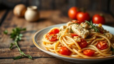 recept pasta met kip