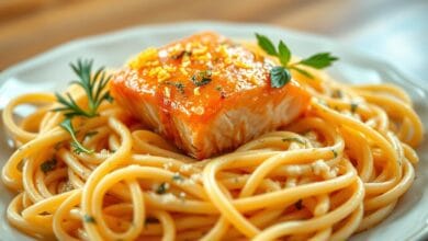 recept pasta met zalm