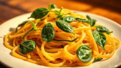 recept pasta spinazie