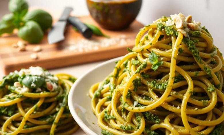 recept pesto pasta