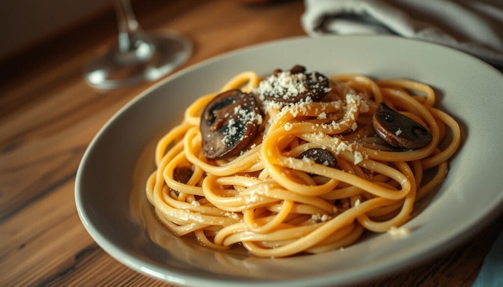 romige pasta met champignons romige pasta met champignons