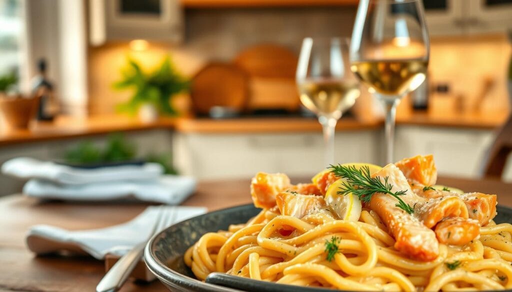 romige zalm pasta romige zalm pasta