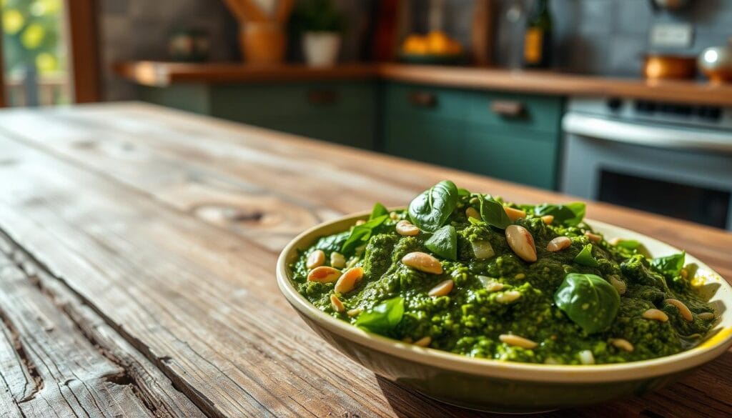 zelfgemaakte pesto zelfgemaakte pesto